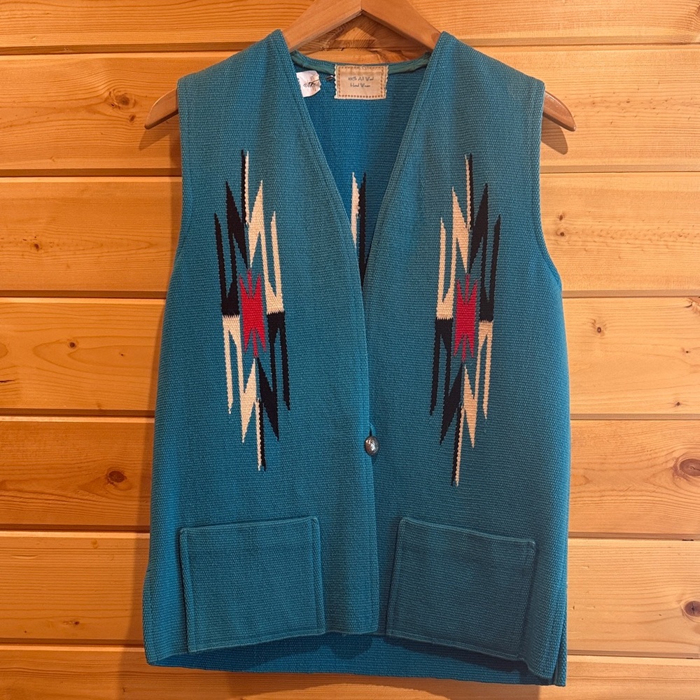Chimayo Wool Vest 1970s